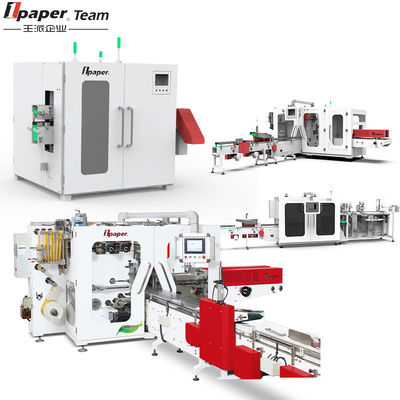 quality Gebrauchtes Tissuewerkzeug mit Luftzufuhr von 0,5-0,8 MPa und Verpackungsgeschwindigkeit 128 Beutel/Min factory